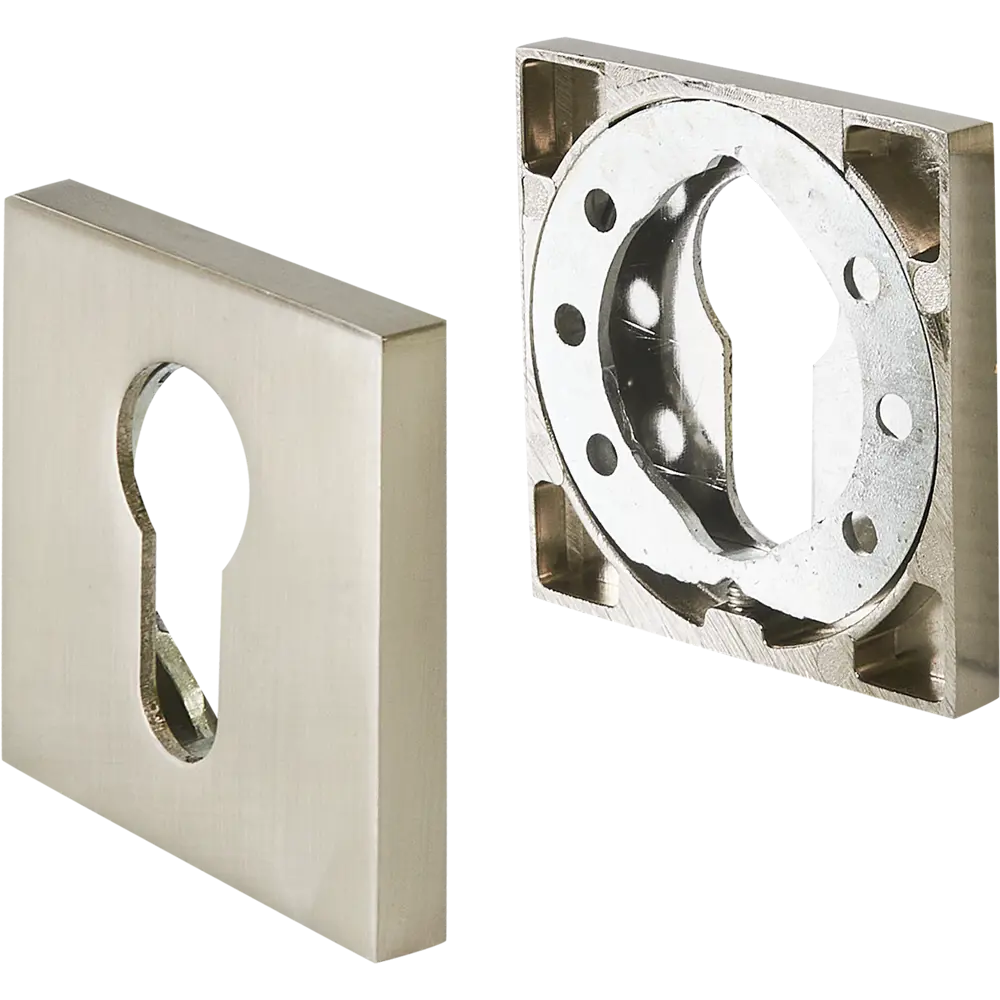 Накладка на цилиндр EDSON для защиты замочной скважины ø51 мм никель 85163299 STLM-0059257 - Вид №2