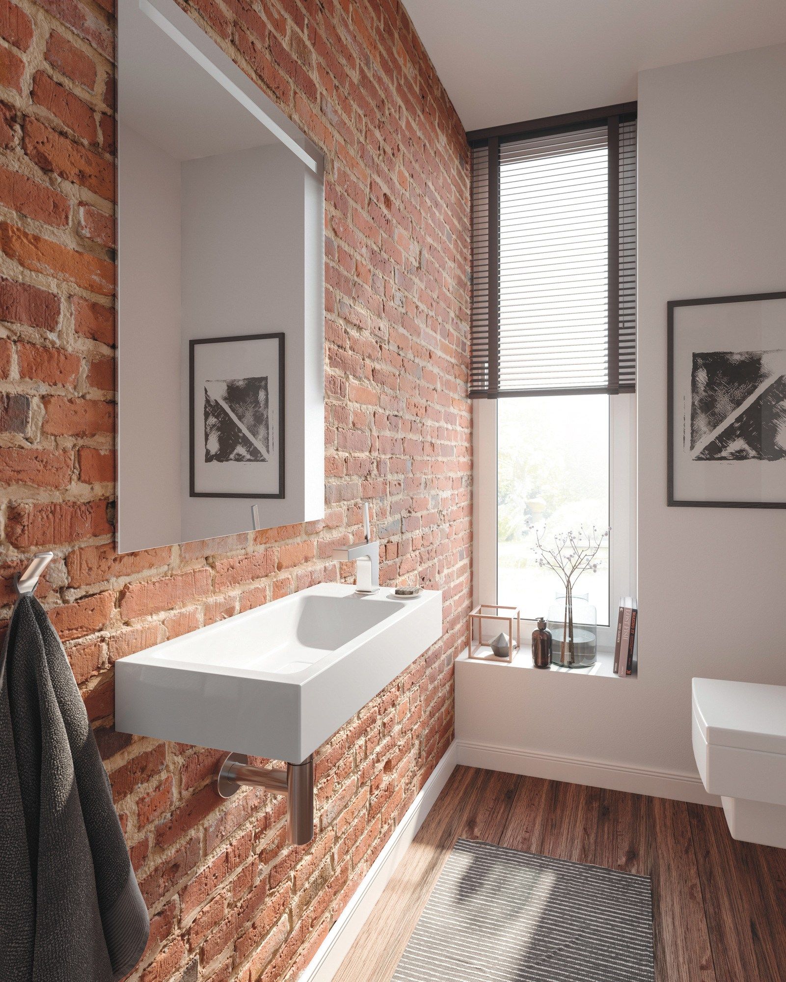 Прямоугольная подвесная ручная мойка из эмалированной стали KALDEWEI конус ARCH-00088999 - Вид №2