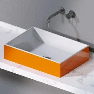 L239214 Накладная раковина на столешницу  прямоугольная A. e T. Italia THIN
