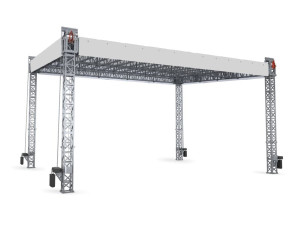 Стальная крышка с моторизованной подъемной системой