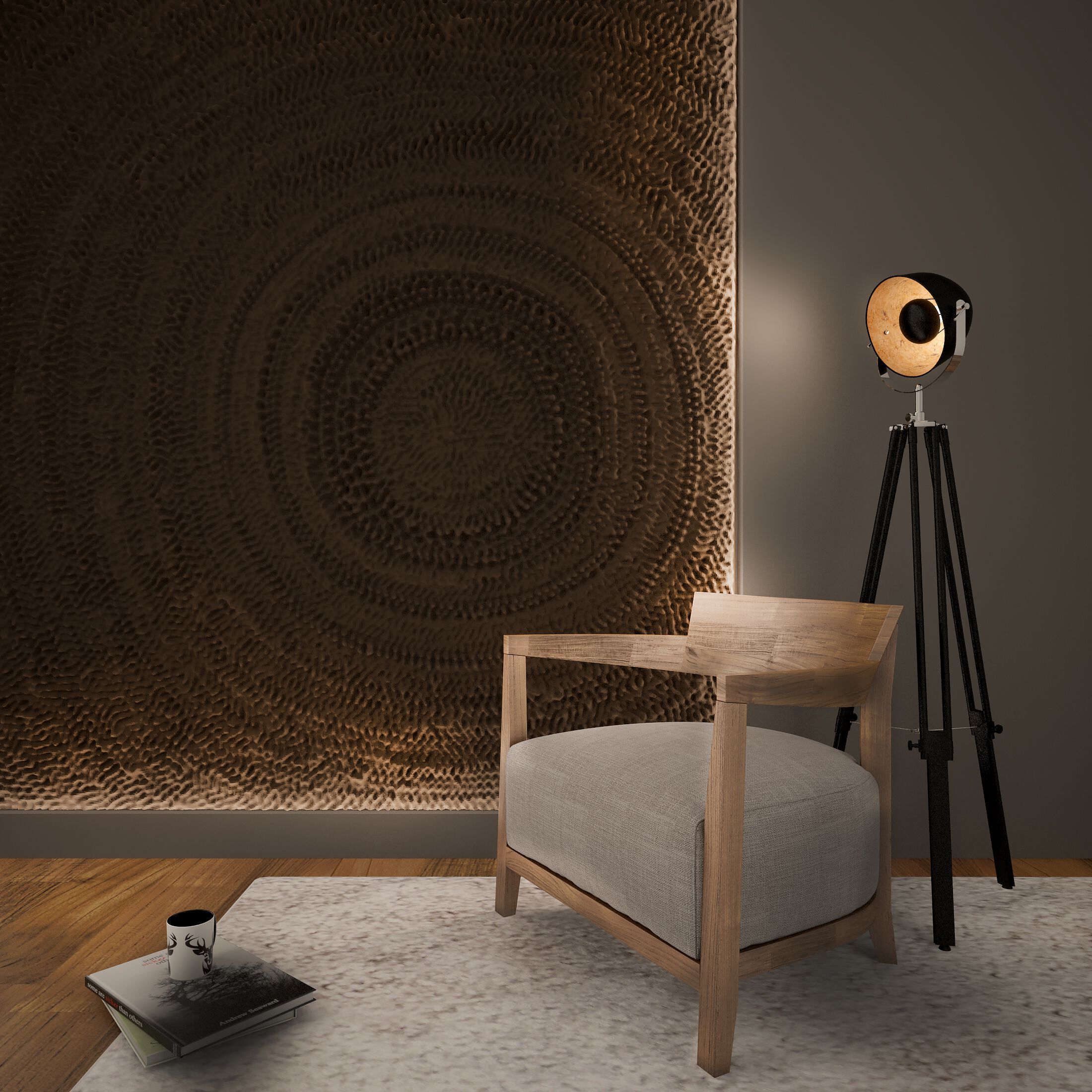 Трехмерная декоративная гипсовая панель WallDeco PORTAL ARCH-00131343 - Вид №2