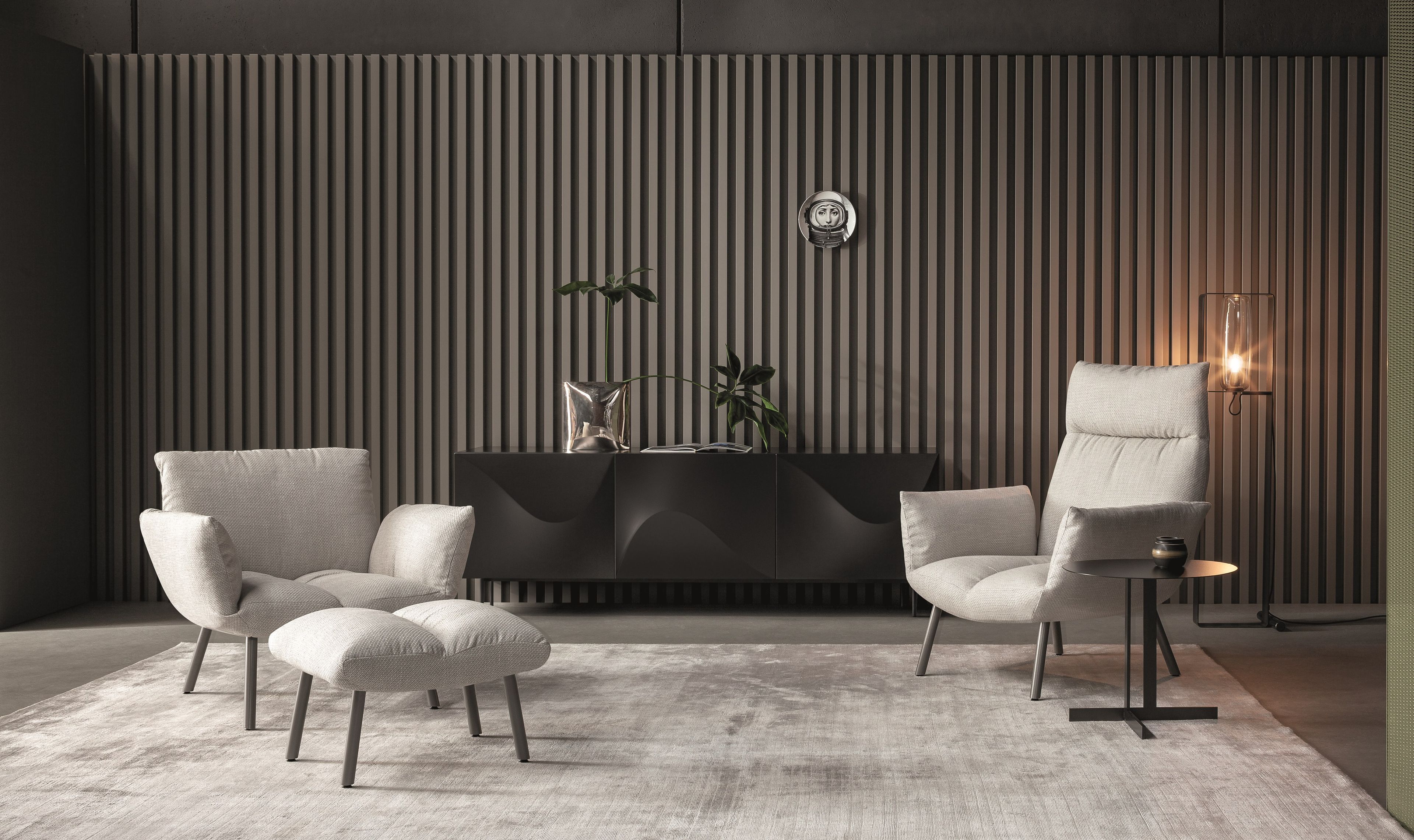 Тканевое кресло с подлокотниками BONALDO Pil ARCH-00109297 - Вид №1