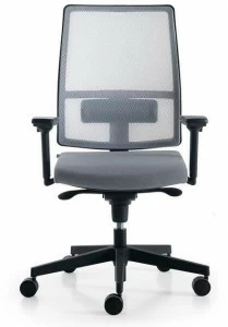 Quinti Sedute Регулируемое по высоте офисное кресло из 5-спицевой сетки с подлокотниками Sugar