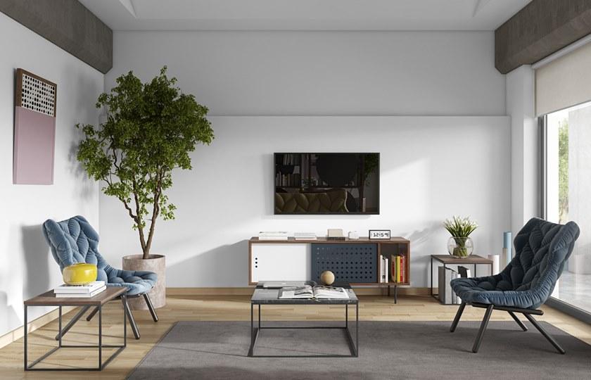 TemaHome Квадратный мраморный журнальный столик Gleam sun-id-1491550 - Вид №14