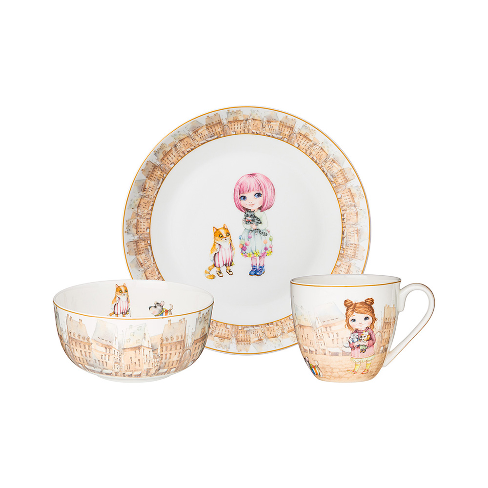 415-2201 Посуда фарфоровая Набор обеденной посуды "FASHION PRINCESS" Lefard 