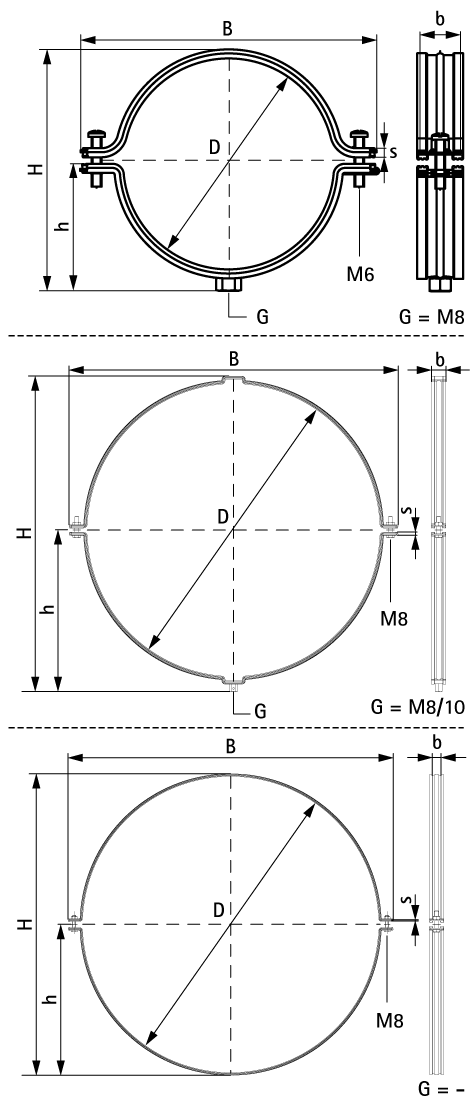 4115100 BIS Aero® Вентиляционные хомуты для вентиляционных труб walraven  - Вид №1