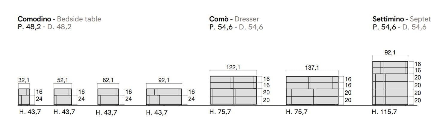 Меламиновый комод со встроенными ручками Adok Loop ARCH-00109841 - Вид №4