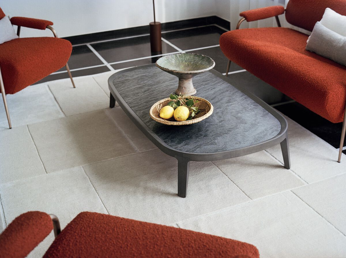 Низкий прямоугольный журнальный столик из ясеня Potocco весна ARCH-00008367 - Вид №2