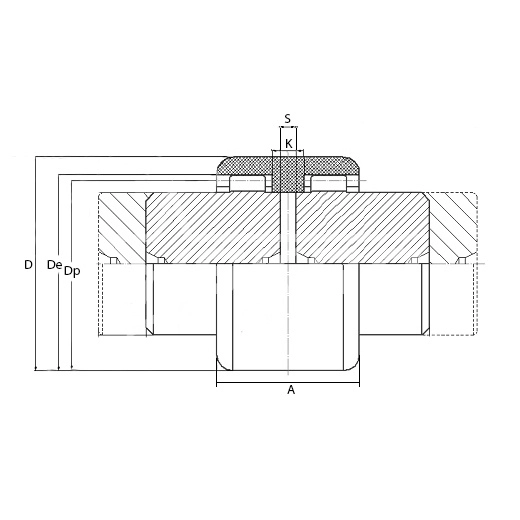 IS3625 Гильза полиамидная зубчатая SG0M032 ISKRA  - Вид №2