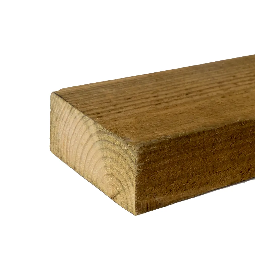 Доска нестроганая импрегнированная 50x100x6000 мм хвоя Оптима ФГИС ЛК РУСШПАЛА STLM-2172354