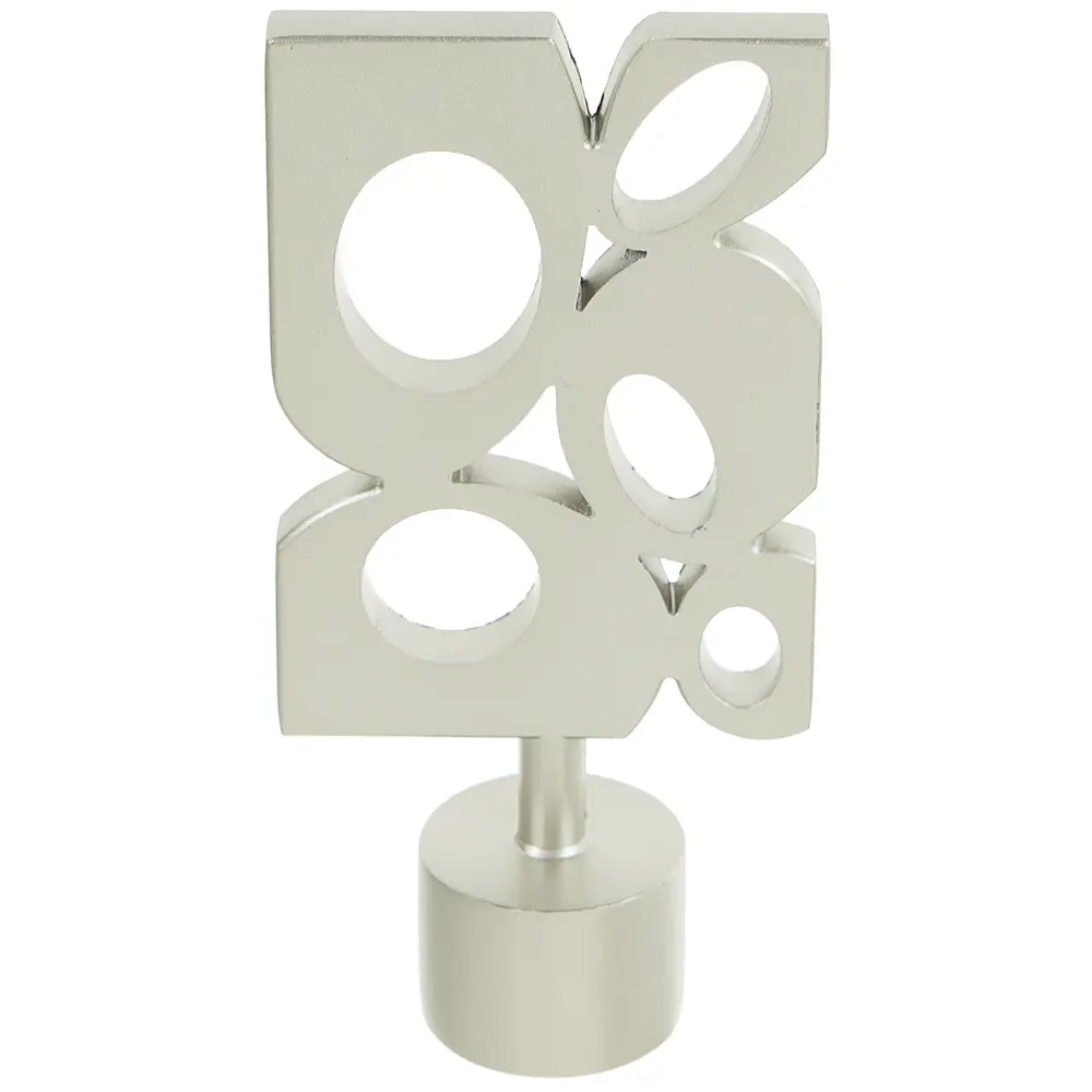 Наконечник «Листики» 5.5 см цвет матовая сталь INSPIRE STLM-2199513 - Вид №1