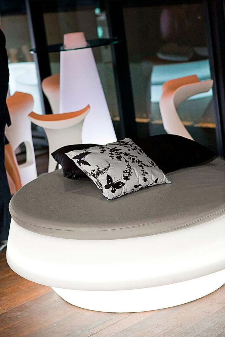 SLIDE Круглый светящийся пуф из полиэтилена sun-id-1379791 - Вид №9