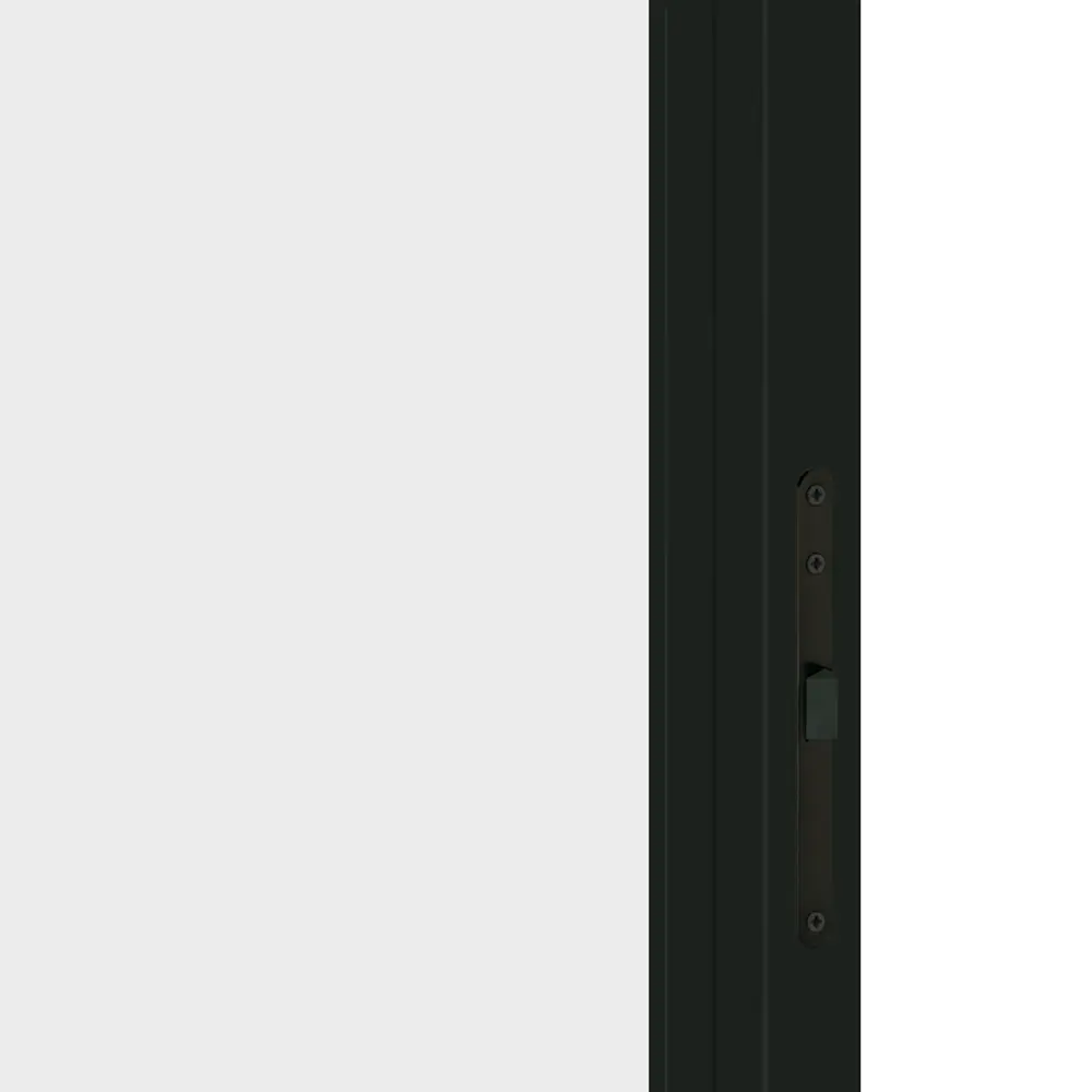 Дверь межкомнатная глухая Invisible Opt 90x200 см правая алюминий цвет белый с черной кромкой 89439062 STLM-2019914 VELLDORIS  - Вид №4