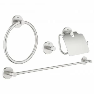 Набор аксессуаров GROHE Essentials (4 предмета), суперсталь (40776DC1)