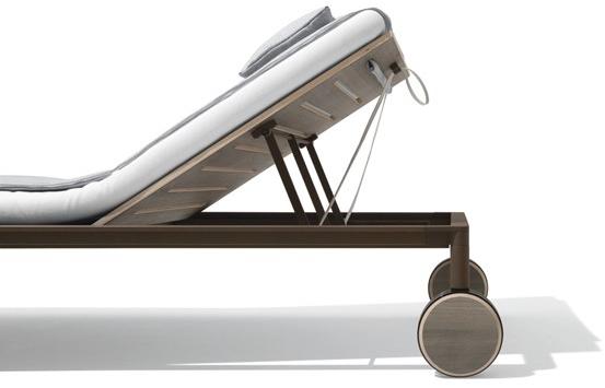 Giorgetti Садовый лежак на колесиках Gea sun-id-1423633 - Вид №2