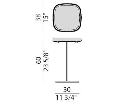 Журнальный столик из орехового дерева с подносом Porada двадцать четыре ARCH-00116457 - Вид №8