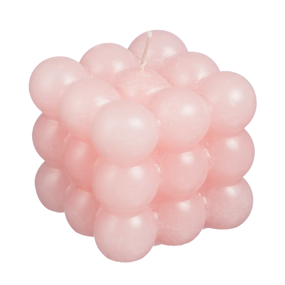 Свеча Шары в кубе 6см розовая Santreyd STLM-2023959