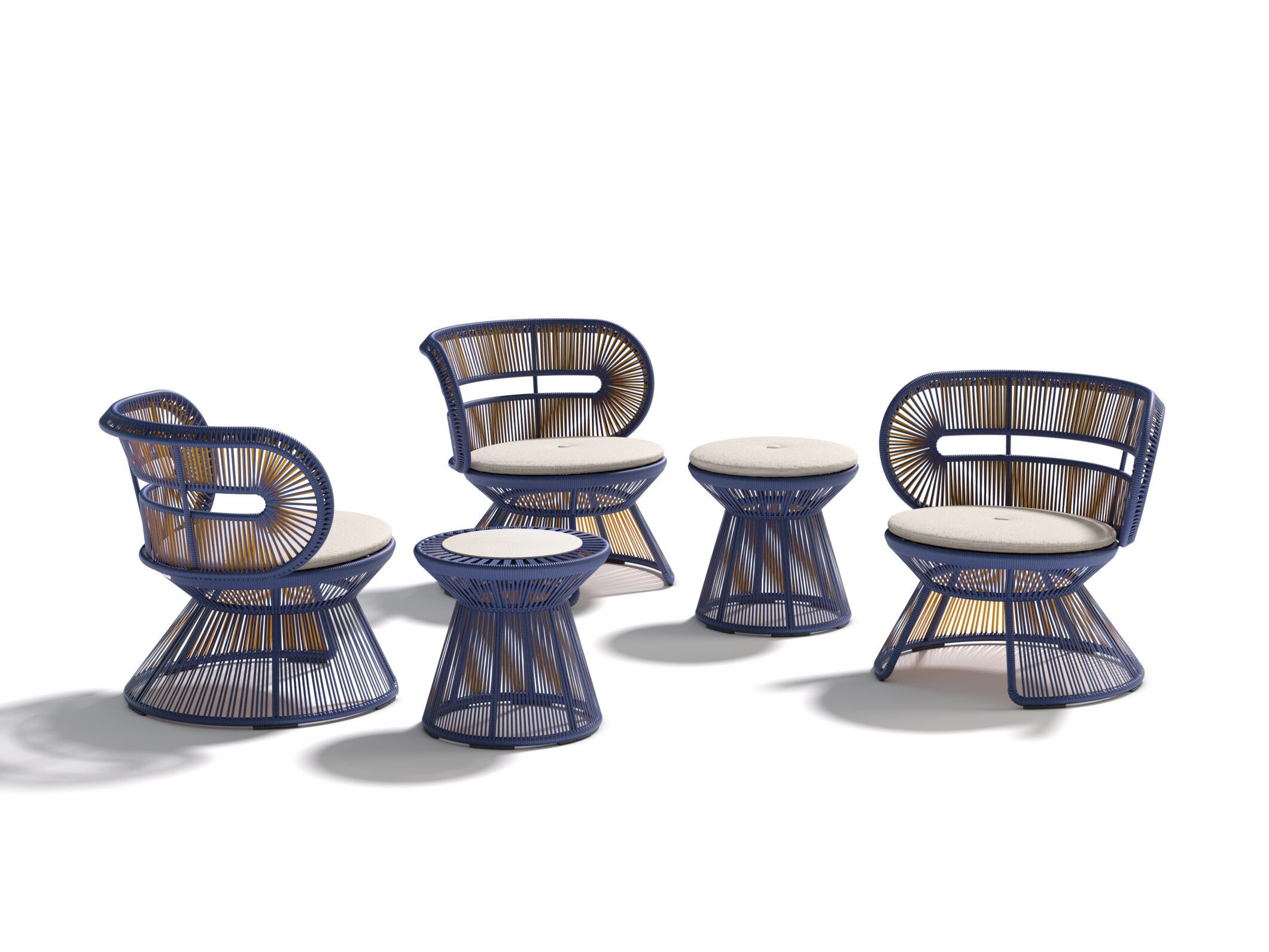 Синтетическое волокно сад стул DEDON CIRQL NU ARCH-00027129 - Вид №2