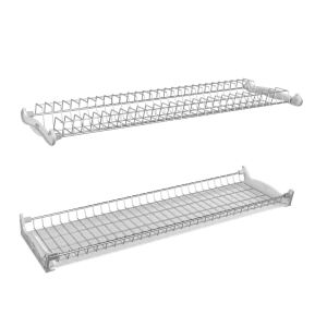 Delinia ID Двухуровневая сушилка для посуды в шкаф 74.7 см серая 89388173