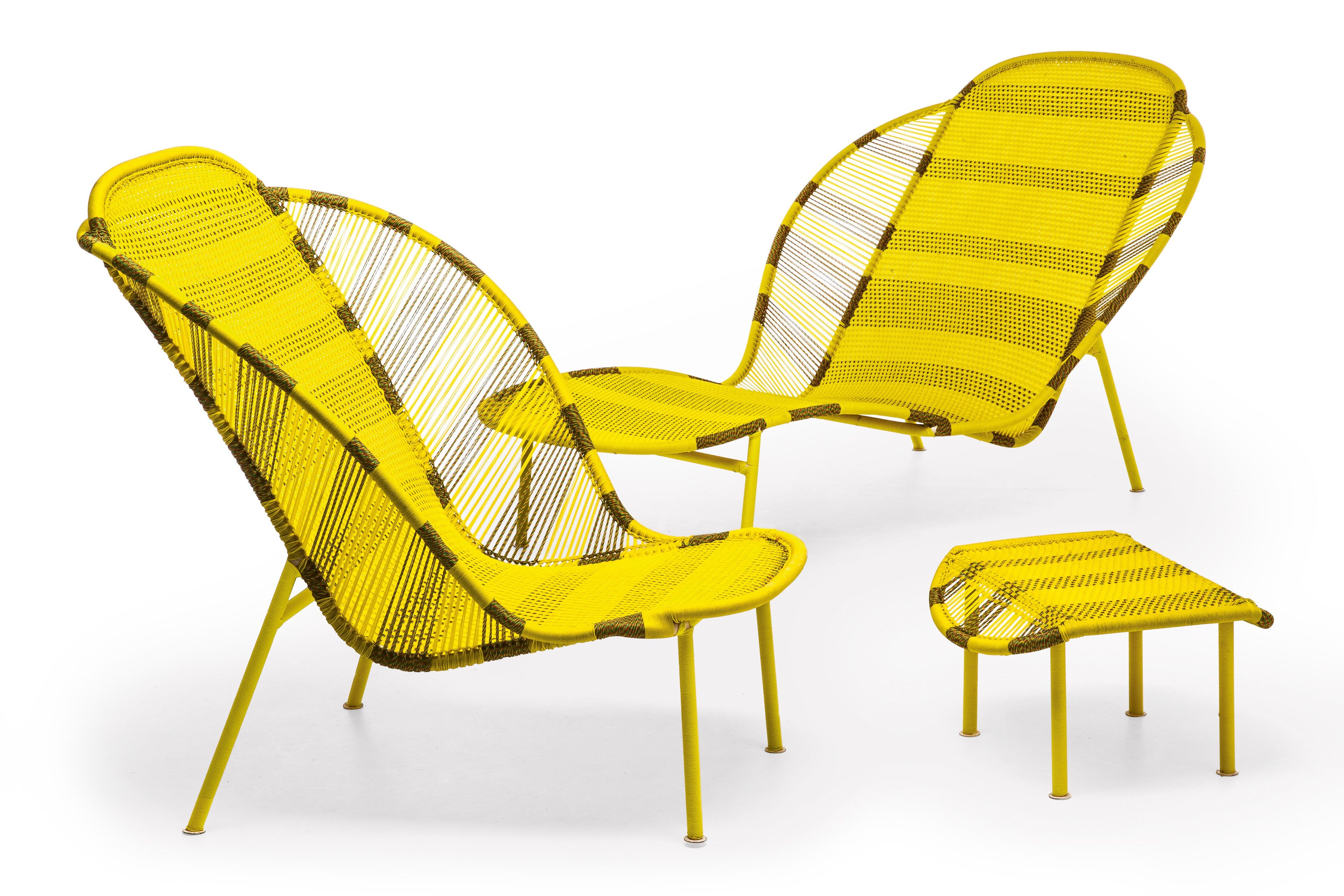 Подставка для ног из полиэтиленовой проволоки ручной работы MOROSO M'afrique ARCH-00101189 - Вид №2