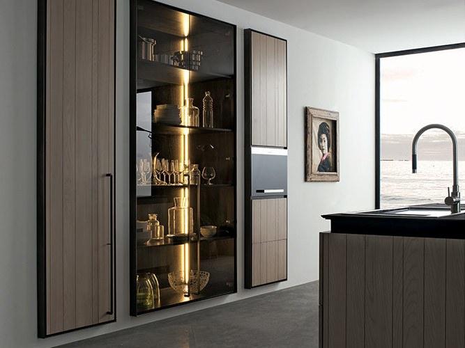 Shake Деревянная кухня с полуостровом Cubic sun-id-1441431 - Вид №3