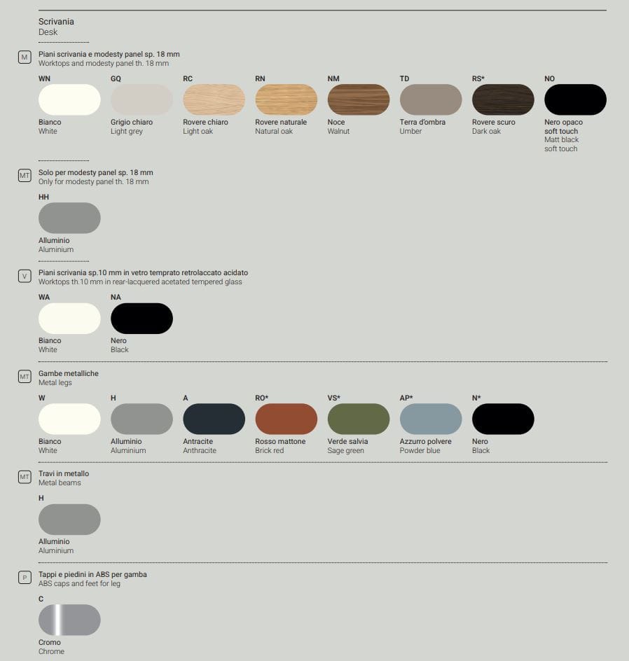 Секционная рабочая станция из меламина и металла DVO Entity ARCH-00058643 - Вид №2