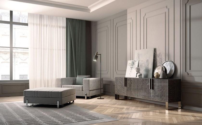 Capital Collection Кресло из ткани с подлокотниками Grand sun-id-1418880 - Вид №2