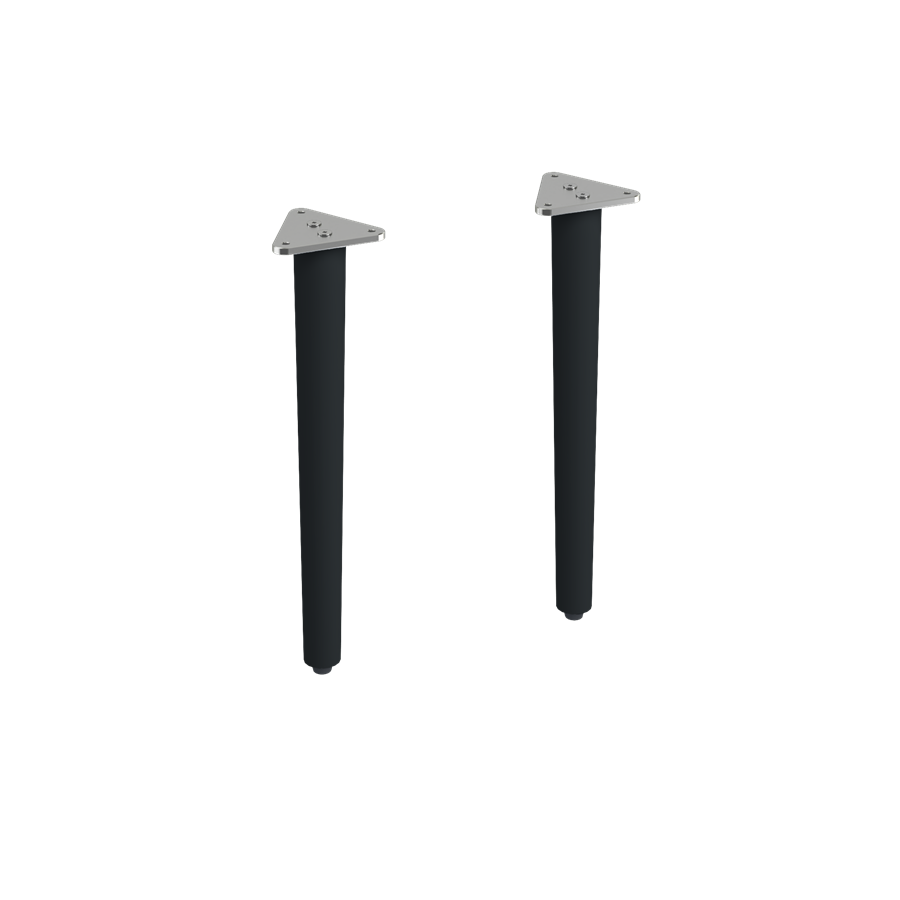 Burlington Chalfont Ноги Chalfont - Окрашенная отделка (пара) в матовом черном CHLEGMB 