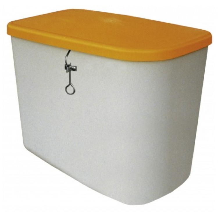 7630 СЕМО Контейнер для песка, соли и реагентов CEMO Grit "Compact" 130 л.
Вес 10,5 кг 