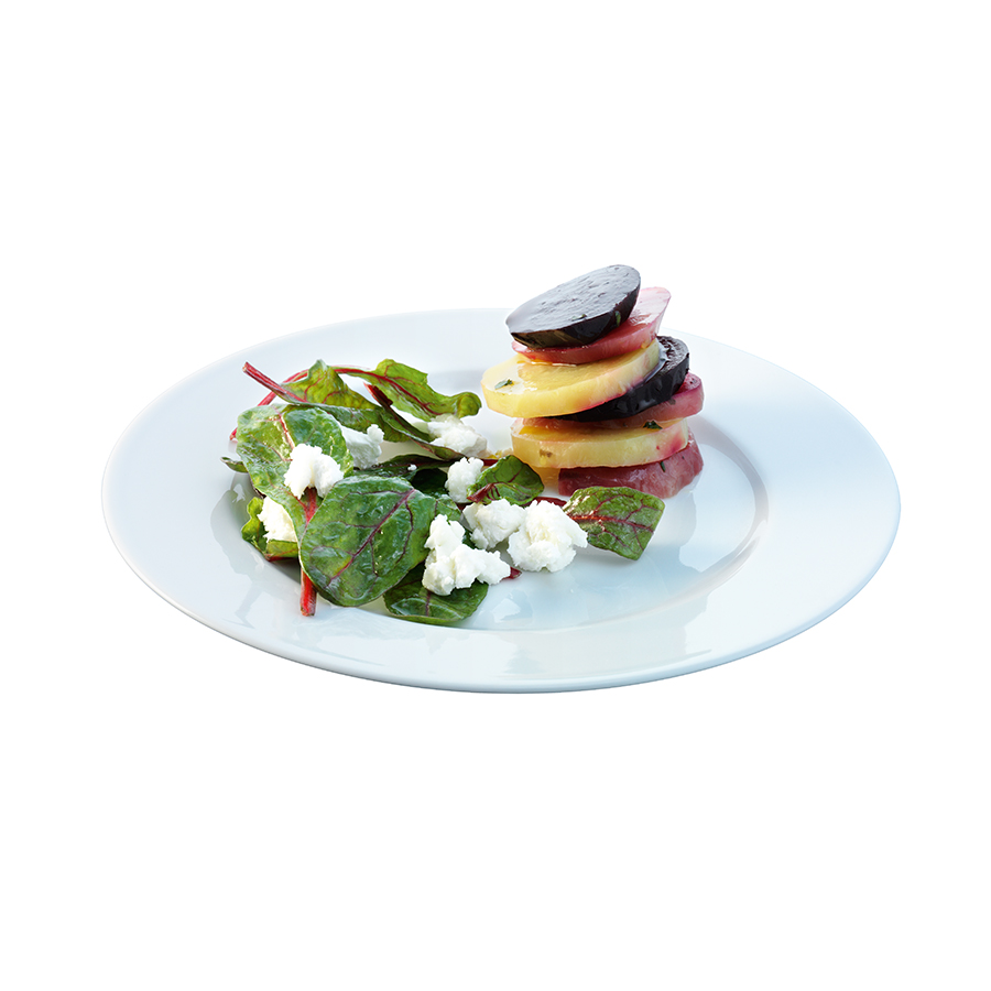 Набор из 4 обеденных тарелок с бортиком Dine D25 см LSA International P08325997 - Вид №1