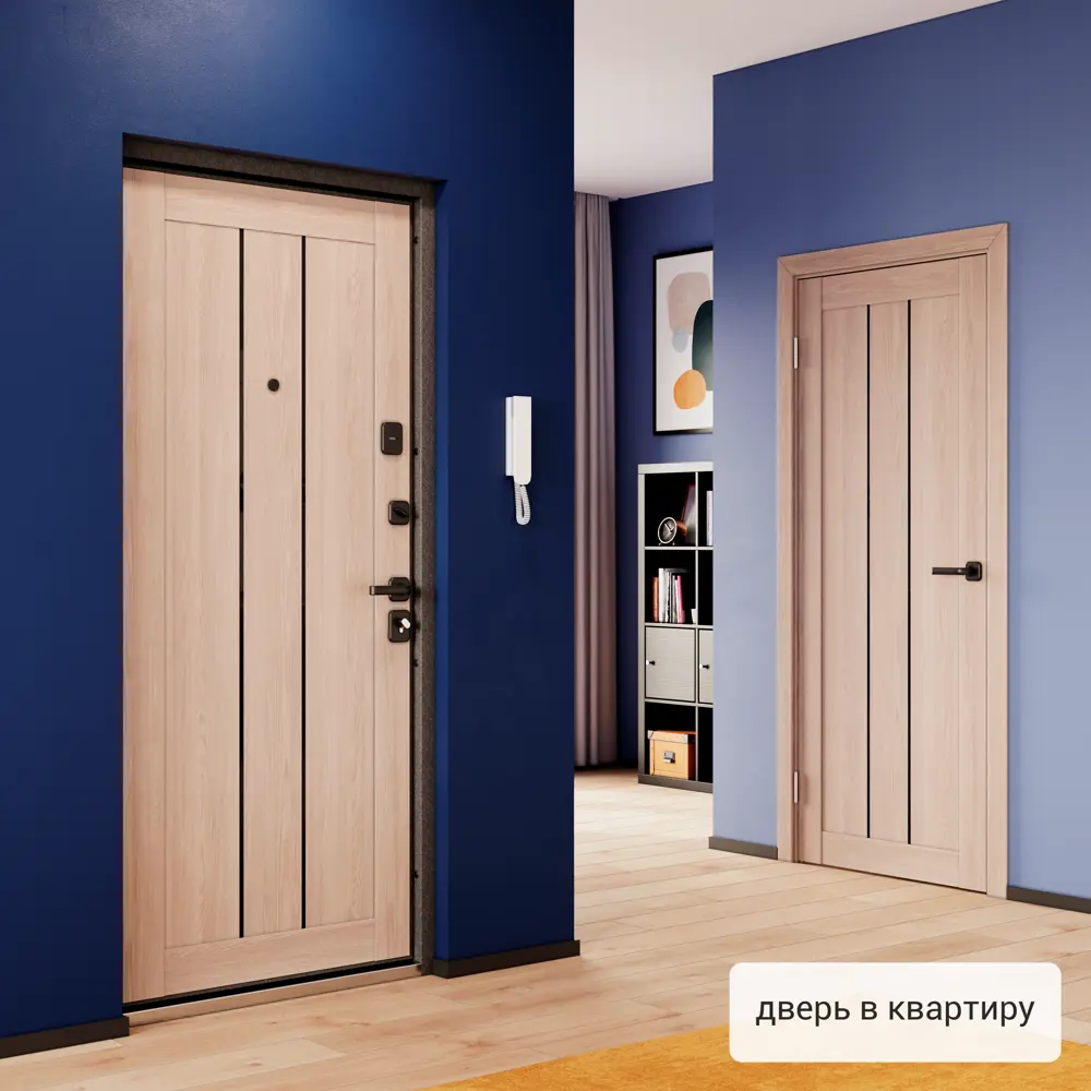 Дверь входная металлическая Ронда 950 мм правая цвет бергамо TOREX STLM-2001020 - Вид №15