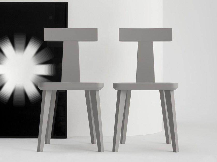 SIPA Стул из лакированного дерева T-coffee sun-id-1454178 - Вид №3