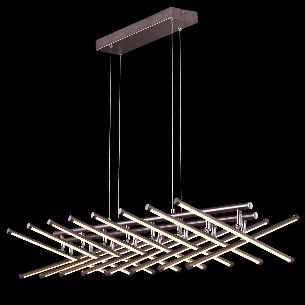 Подвесная светодиодная люстра ST Luce SLD003.303.16 ST LUCE ДИЗАЙНЕРСКИЕ 328749 Коричневый  - Вид №1
