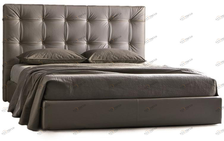 ESTEL GROUP Кожаная кровать с мягким изголовьем sun-id-1474905