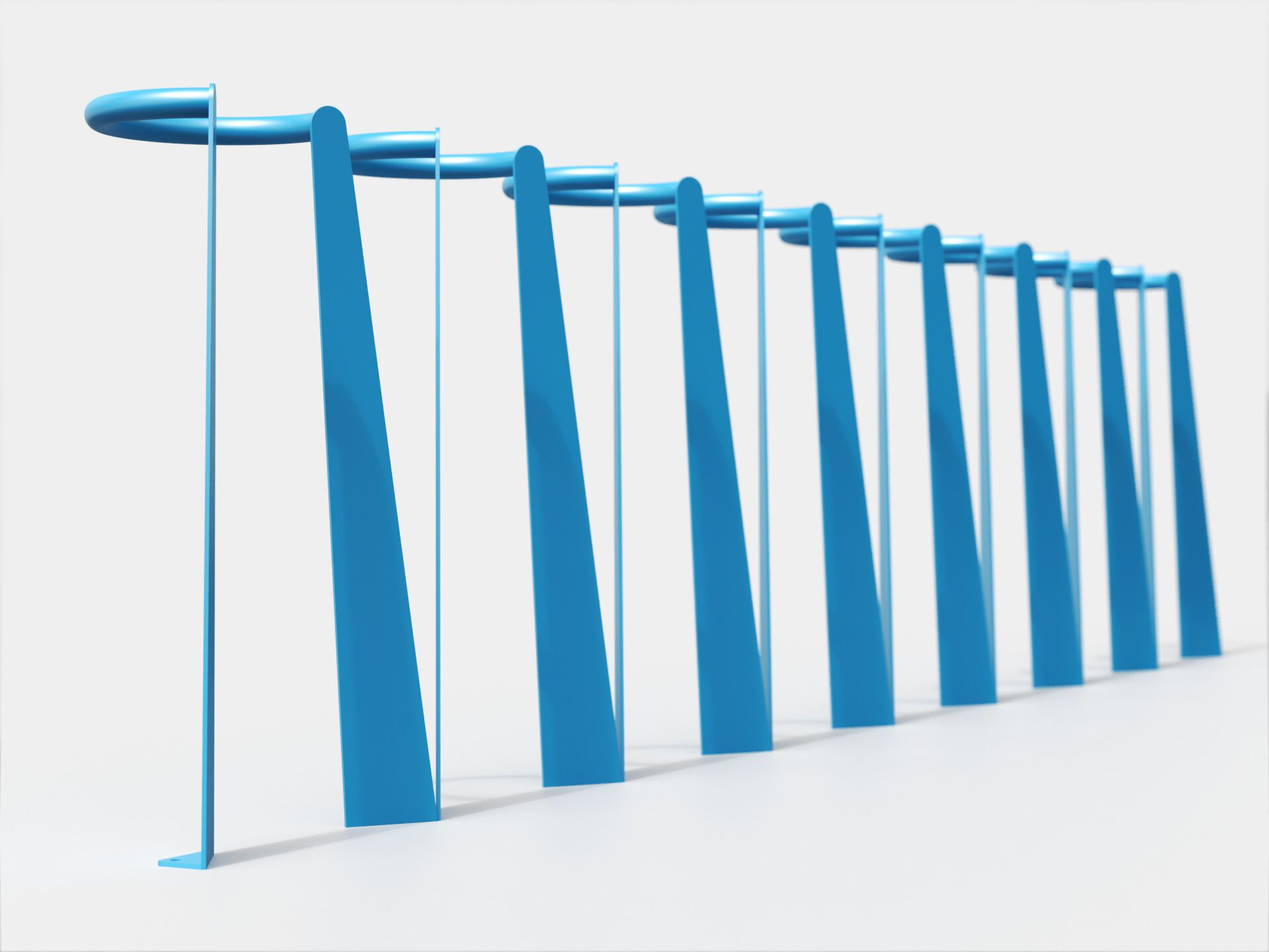 Стойка для велосипедов из оцинкованной стали Viscio Urban Design CICO ARCH-00135364 - Вид №4