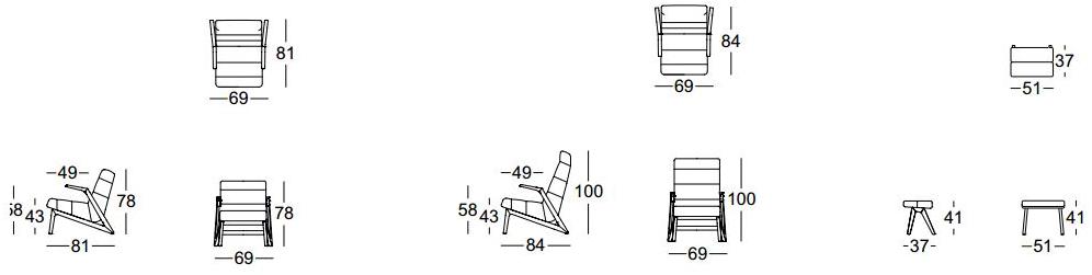 Rolf Benz Кресло из ткани с подлокотниками Rolf benz 580 sun-id-1403093 - Вид №5