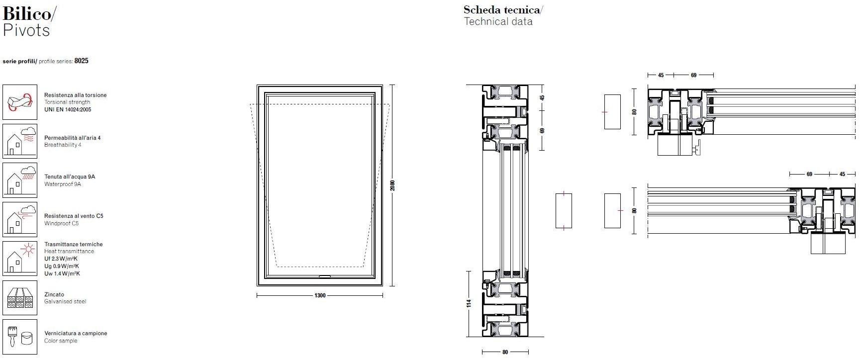 PALLADIO Поворотное окно из стали sun-id-1429577 - Вид №17
