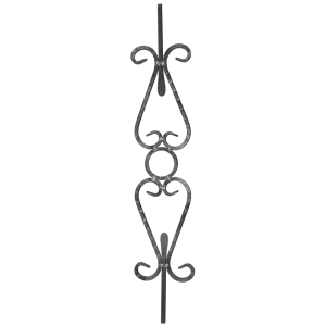 Балясина кованая Турецкий тюльпан 170x900x15 мм