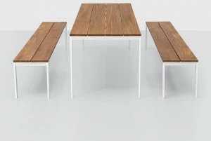 Kristalia Садовая скамейка из тика Be-easy slatted