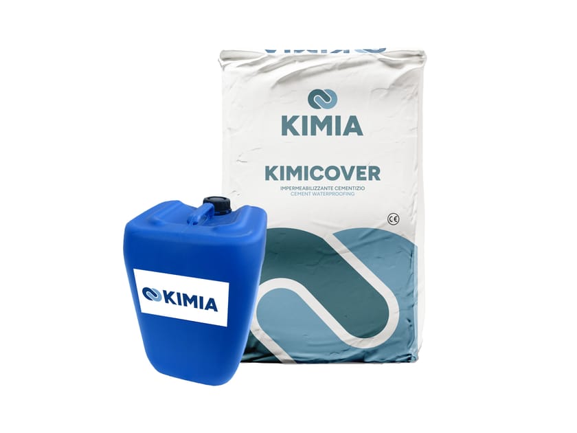 Гидроизоляционный эластичный двухкомпонентный цементный раствор Kimia Kimicover ARCH-00034282