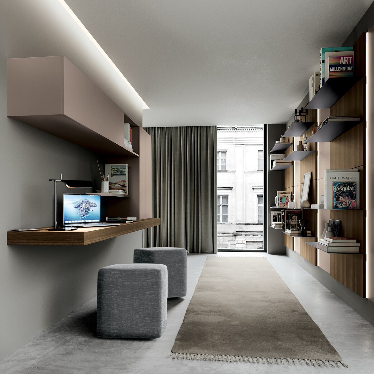 Деревянная секционная оборудованная стена Febal Casa DICIOTTO ARCH-00042839 - Вид №35