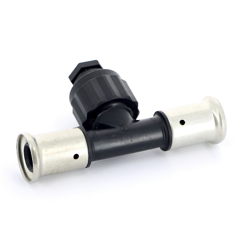 Тройник пресс-В PVDF HENCO 16x1/2"x20 13PK200420 - Вид №2