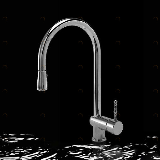 Смеситель однорычажный 7CLADE01 Geda Nextage Classic с поворотным изливом и душем