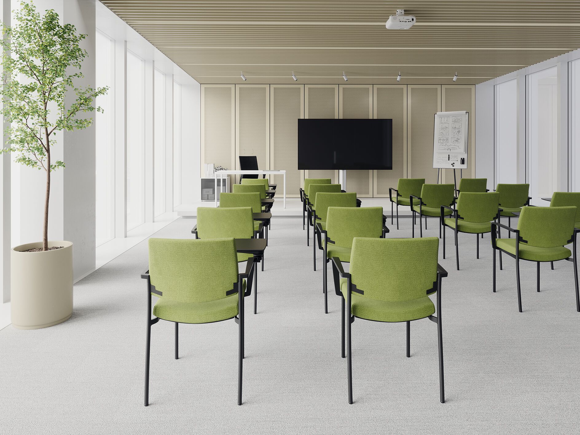 Штабелируемый стул для конференций с подлокотниками LD Seating Seance Art ARCH-00135820 - Вид №3