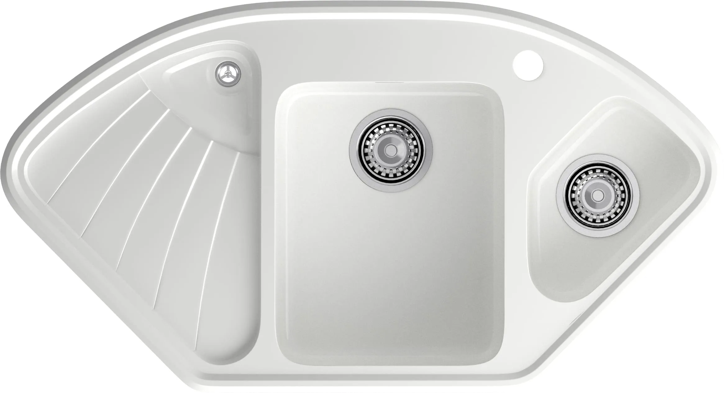 Кухонная мойка Искусственный камень CORNER S05 GranFest C-1040E-S05