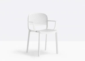 Pedrali Стул полипропиленовый с подлокотниками Dome 266