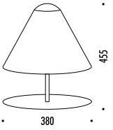 DAVIDE GROPPI Настольная лампа с диммером Aba sun-id-1436350 - Вид №3