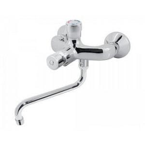 9501900 Варион Краны порционно-нажимные для раковины Public Steel