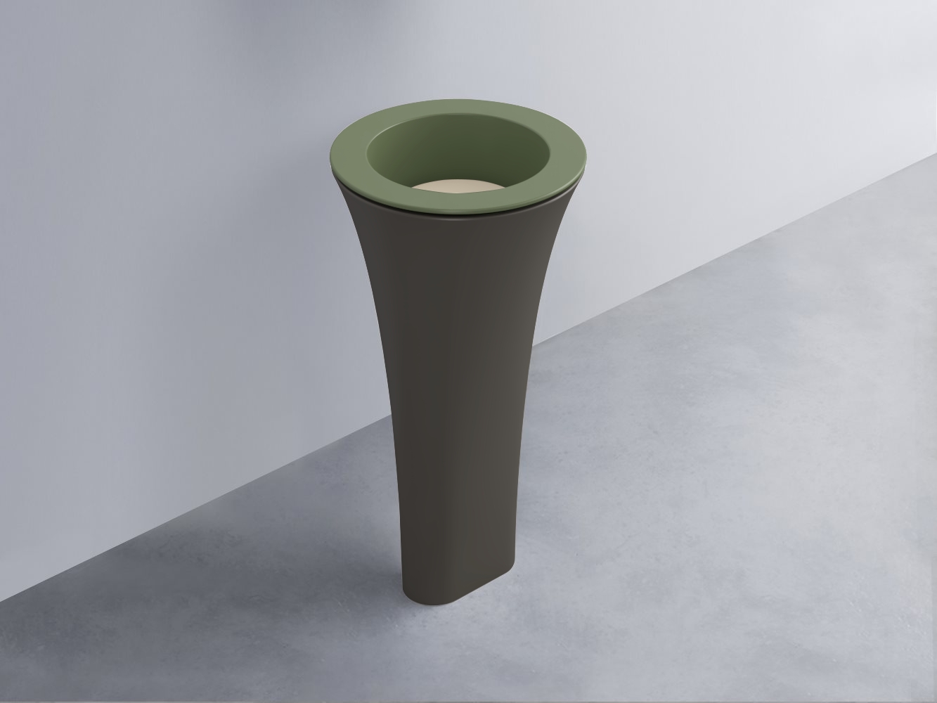AMLA45-AG+AMPILT-LN+AMCOLT-FN Раковина Amedeo Tondo отдельностоящая cielo Enjoy + Amedeo Ceramica Cielo