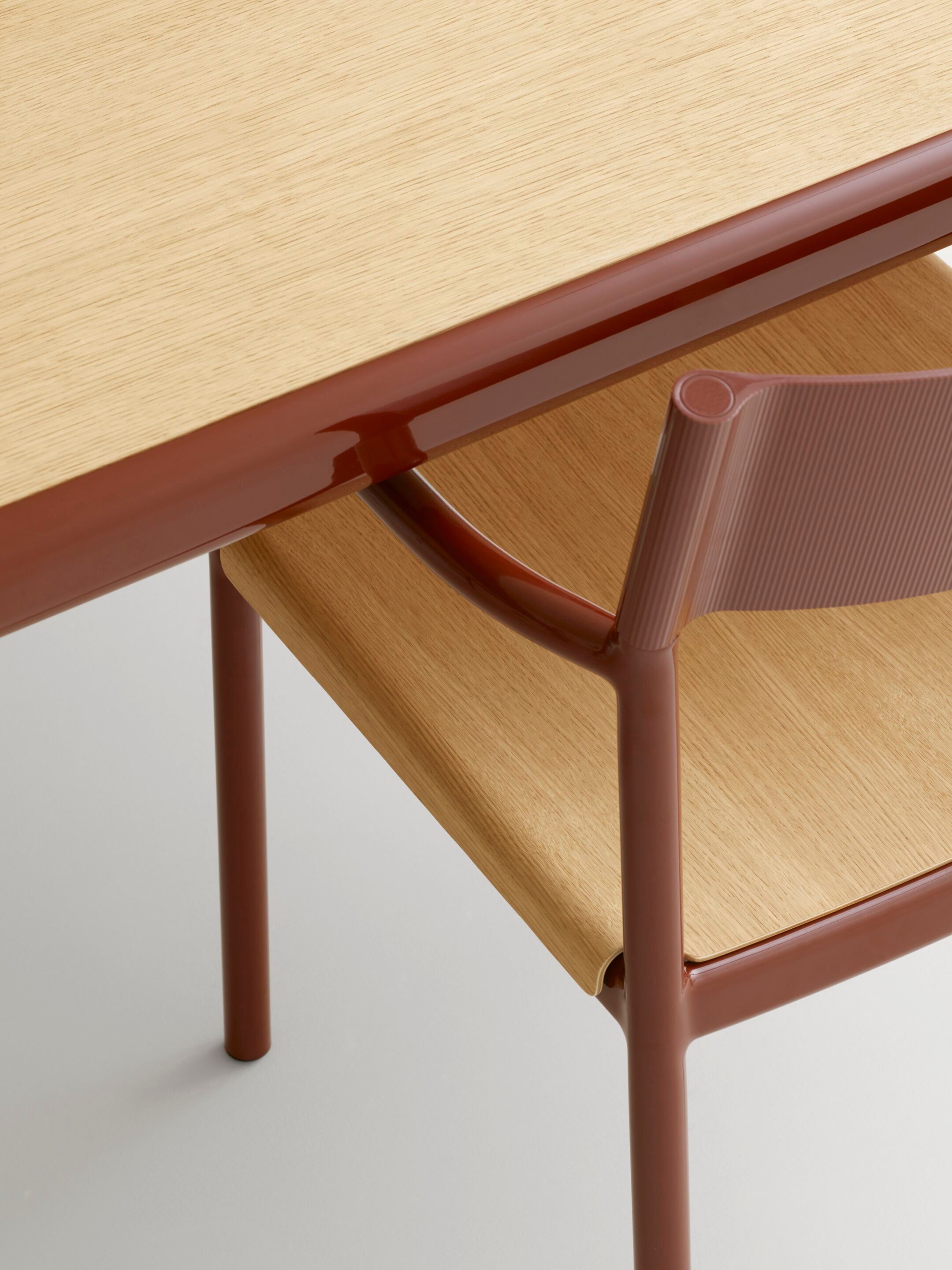 Алюминиевый стул с подлокотниками с деревянным сиденьем Kettal Passage ARCH-00035744 - Вид №5